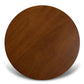 Aspen Modern and Contemporary Grey Fabric Upholstered and Walnut Brown Finished Wood 5-Piece Dining Set FredCo
