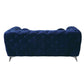 Atronia Loveseat Blue Fabric FredCo