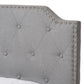 Aubrianne Modern and Contemporary Grey Fabric Upholstered Queen Storage Bed FredCo