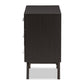 Auburn Mid-Century Modern Espresso Brown Finished Wood 6-Drawer Dresser FredCo