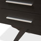 Auburn Mid-Century Modern Espresso Brown Finished Wood 6-Drawer Dresser FredCo