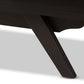 Auburn Mid-Century Modern Espresso Brown Finished Wood 6-Drawer Dresser FredCo