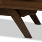 Auburn Mid-Century Modern Walnut Brown Finished Wood 6-Drawer Dresser FredCo