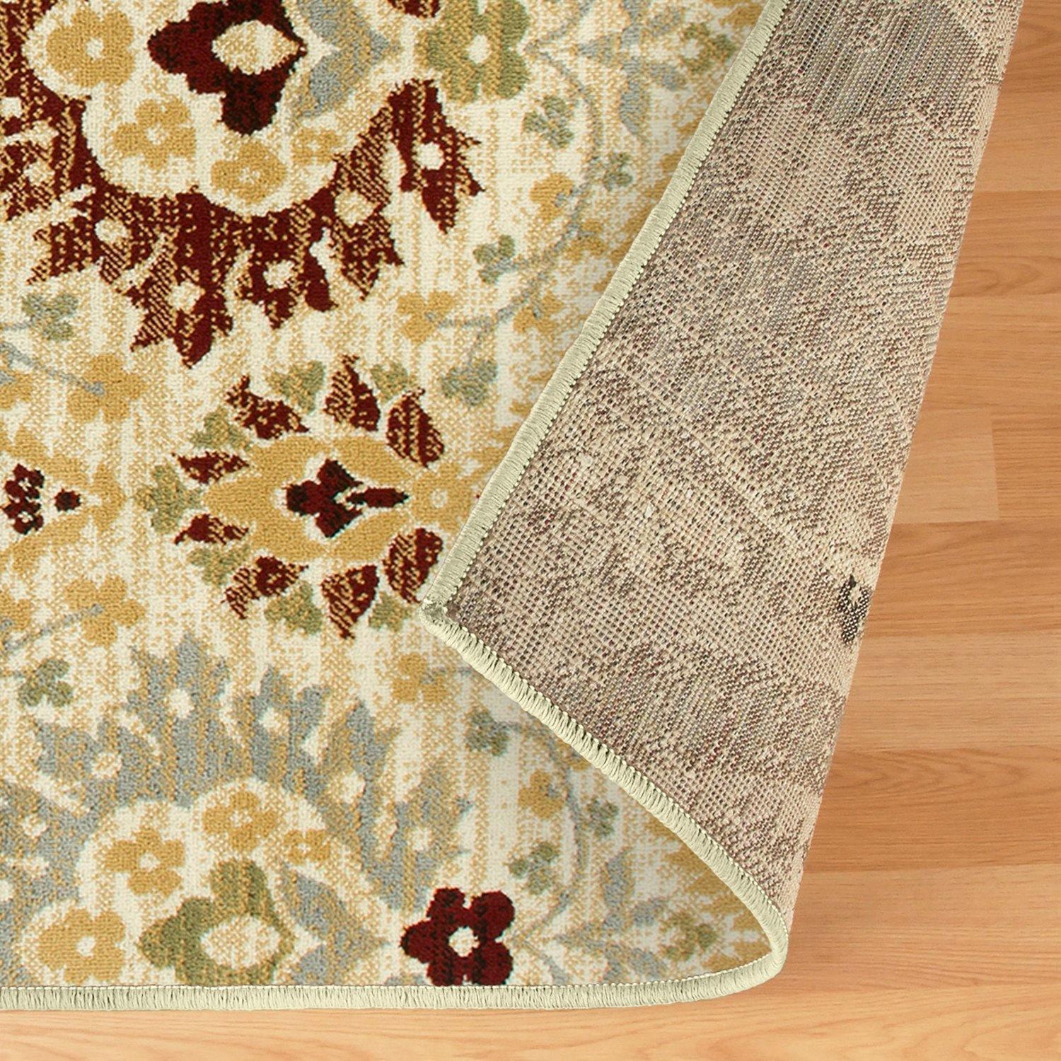Augusta Modern Floral Cabin Setting Rug FredCo
