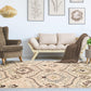Augusta Modern Floral Cabin Setting Rug FredCo