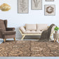 Augusta Modern Floral Cabin Setting Rug FredCo