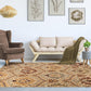 Augusta Modern Floral Cabin Setting Rug FredCo