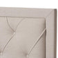 Aurelie Modern and Contemporary Light Beige Fabric Upholstered Queen Size Storage Bed FredCo