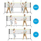 Badminton Net Set Black and Yellow FredCo