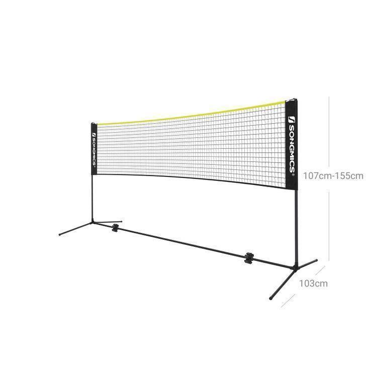 Badminton Net Set Black and Yellow FredCo
