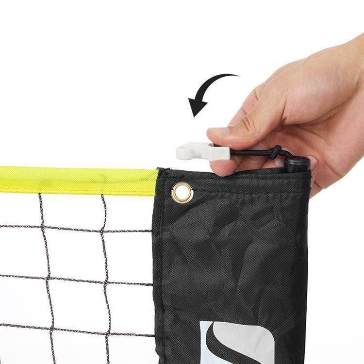 Badminton Net Set Black and Yellow FredCo