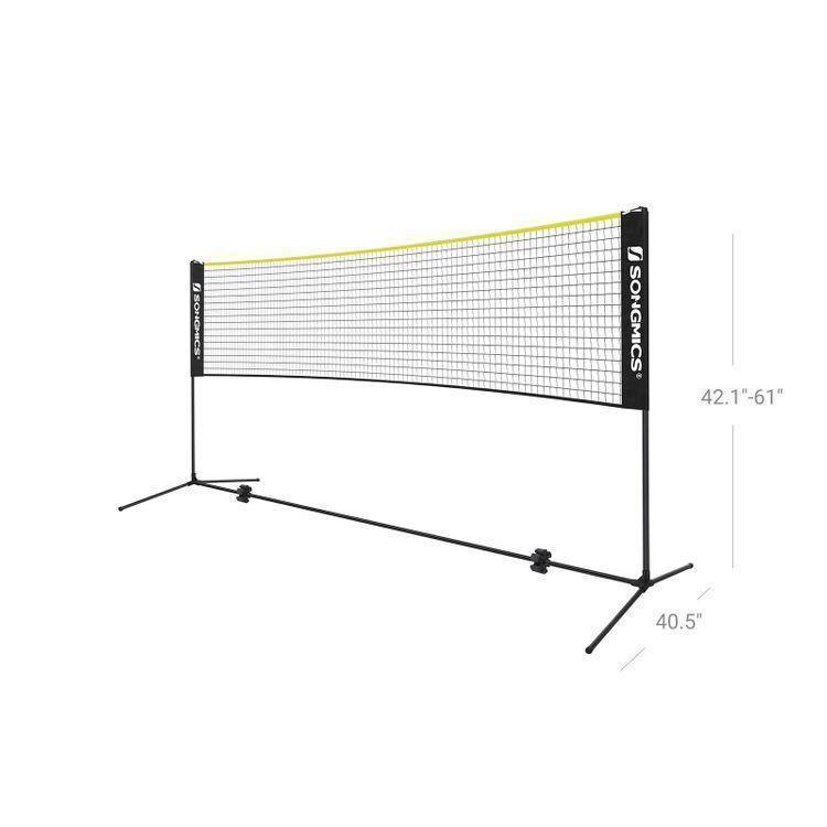 Badminton Net Set Black and Yellow FredCo