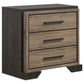 Baker 4-piece California King Bedroom Set Brown and Light Taupe Coaster FredCo