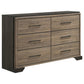 Baker 4-piece California King Bedroom Set Brown and Light Taupe Coaster FredCo
