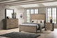 Baker 4-piece Eastern King Bedroom Set Brown and Light Taupe Coaster FredCo