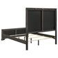 Baker 4-piece Eastern King Bedroom Set Brown and Light Taupe Coaster FredCo