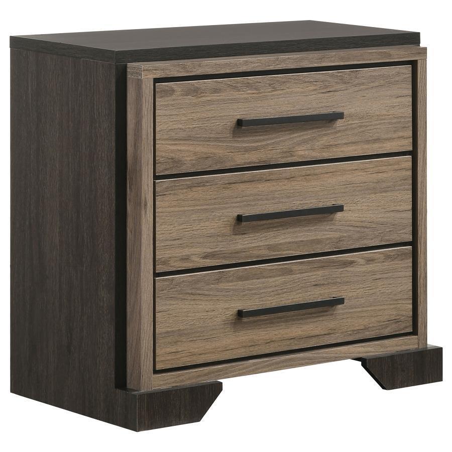 Baker 4-piece Queen Bedroom Set Brown and Light Taupe Coaster FredCo