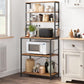 Baker's Rack Rustic Brown and Black FredCo