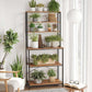 Baker's Rack Rustic Brown and Black FredCo