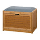 Bamboo Bench Storage Shoe Rack with Foldable Shelf 24.8 x 11.6 x 18.9 inch W40934119 FredCo