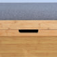 Bamboo Bench Storage Shoe Rack with Foldable Shelf 24.8 x 11.6 x 18.9 inch W40934119 FredCo