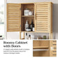 Bamboo Over the Toilet Storage Cabinet with Shelf FredCo