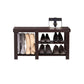 Bamboo Shoe Rack Bench FredCo