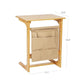 Bamboo Storage Side Table FredCo
