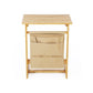 Bamboo Storage Side Table FredCo