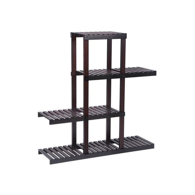 Bamboo Wood Plant Stand FredCo