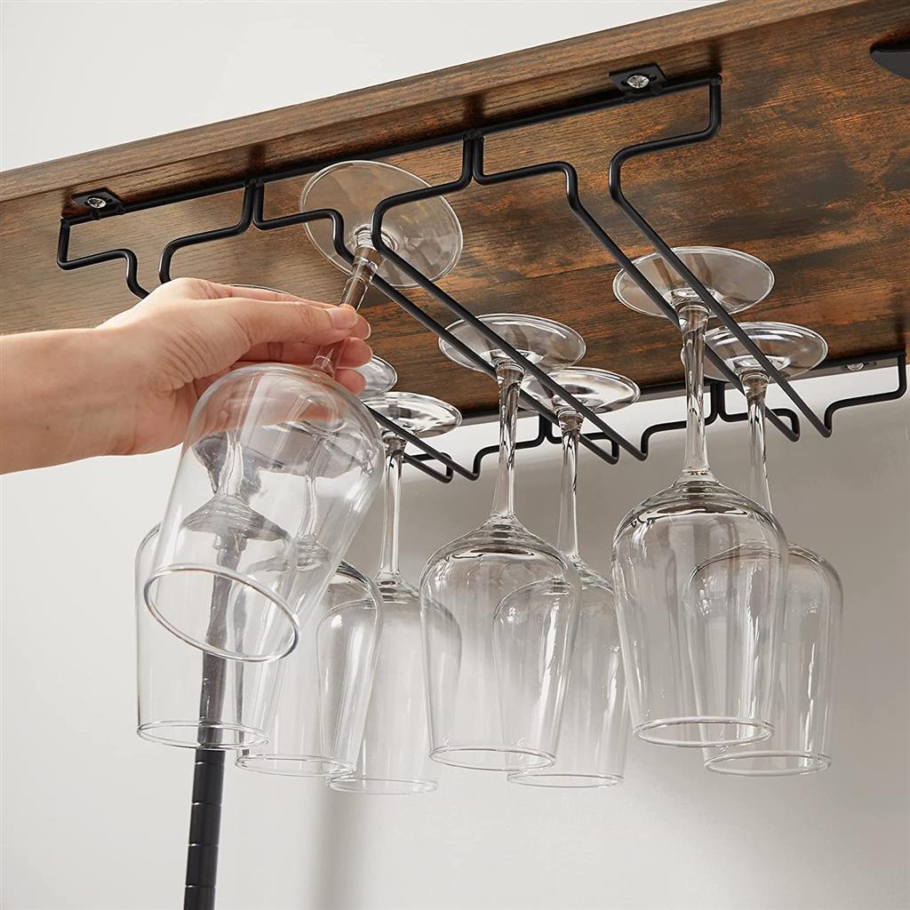 Bar Cart, Kitchen Serving Cart for Metal Wine Cart FredCo