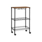 Bar Cart, Kitchen Serving Cart for Metal Wine Cart FredCo
