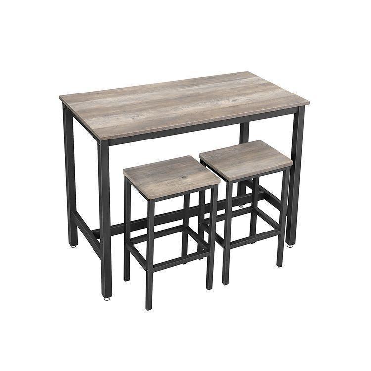 Bar Table and Stool Set (1 Table and 2 bar stools) FredCo