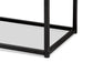 Bardot Modern Industrial Walnut Brown Finished Wood and Black Metal Accent Bench FredCo
