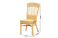 Barito Modern Bohemian Natural Brown Rattan Dining Chair FredCo