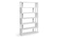 Barnes White Six-Shelf Modern Bookcase FredCo