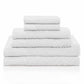 Basket Weave Egyptian Cotton Jacquard Soft Absorbent 6-Piece Towel Set FredCo