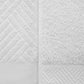 Basket Weave Egyptian Cotton Jacquard Soft Absorbent 6-Piece Towel Set FredCo