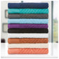 Basket Weave Egyptian Cotton Jacquard Soft Absorbent 6-Piece Towel Set FredCo
