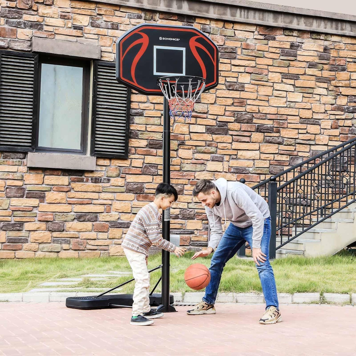 Basketball Stand Black FredCo