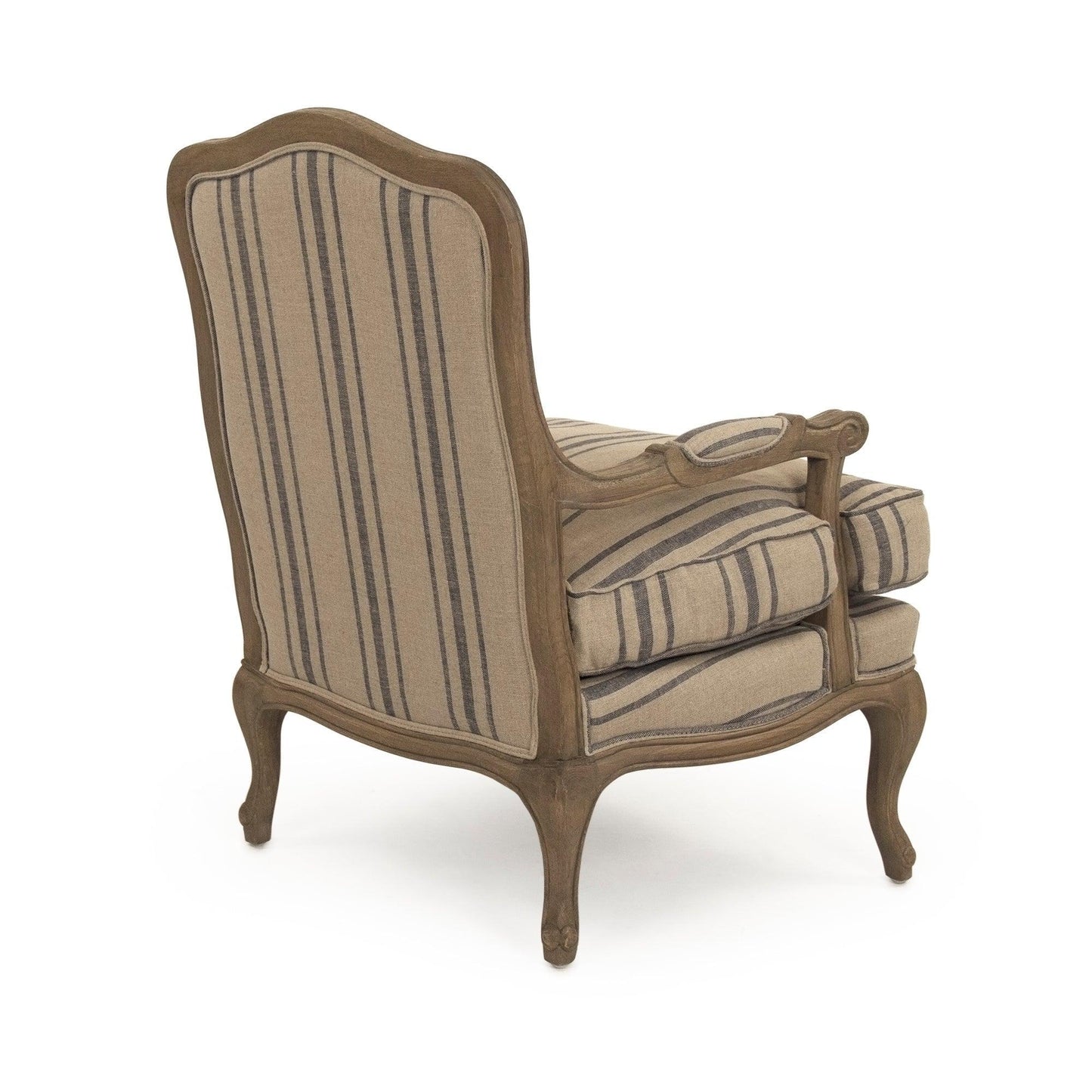 Bastille Lounge Chair CFH004-1 E255-3 Stripe Blue FredCo