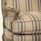 Bastille Lounge Chair CFH004-1 E255-3 Stripe Blue FredCo