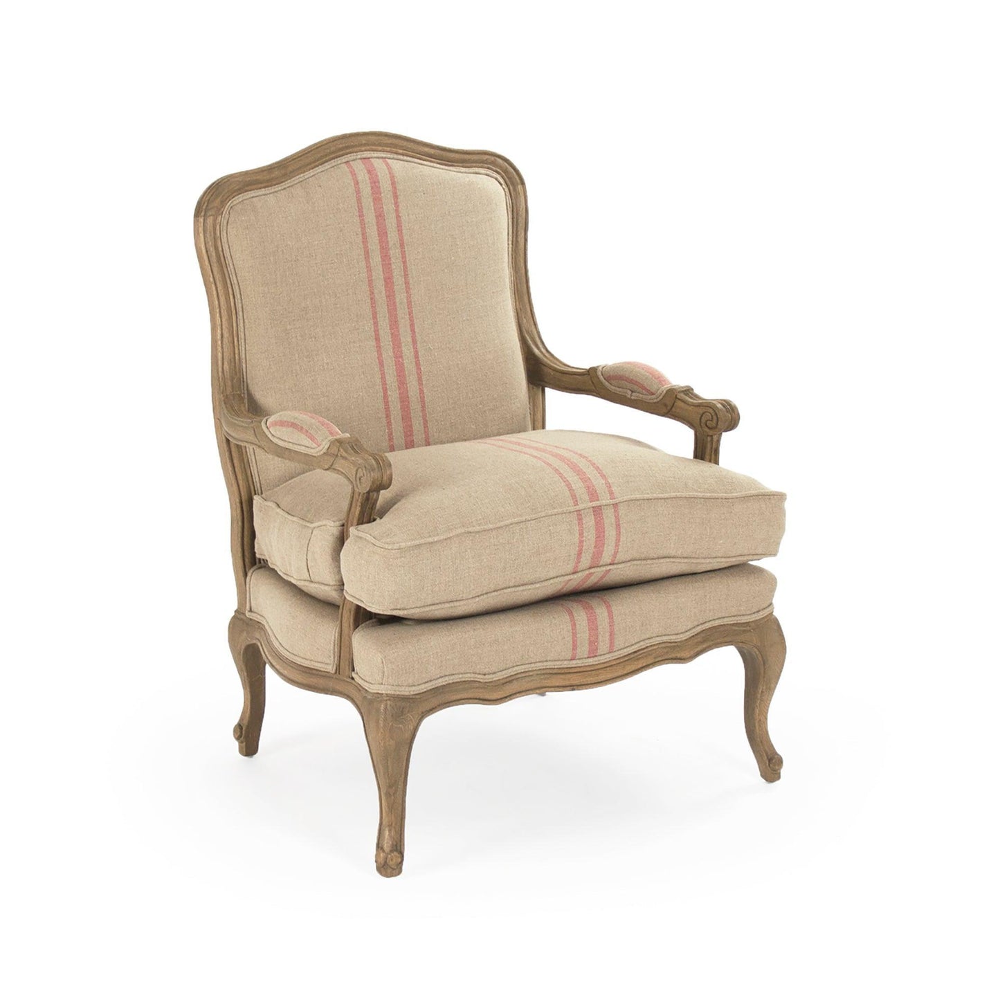 Bastille Love Chair CFH004-1 E255-3 Stripe Red FredCo