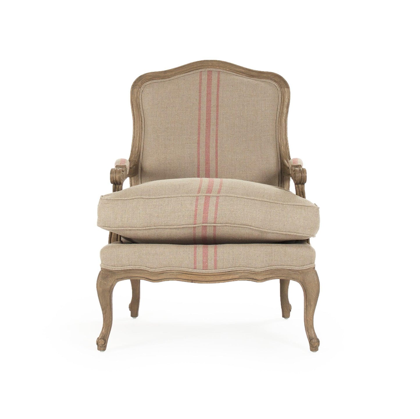Bastille Love Chair CFH004-1 E255-3 Stripe Red FredCo