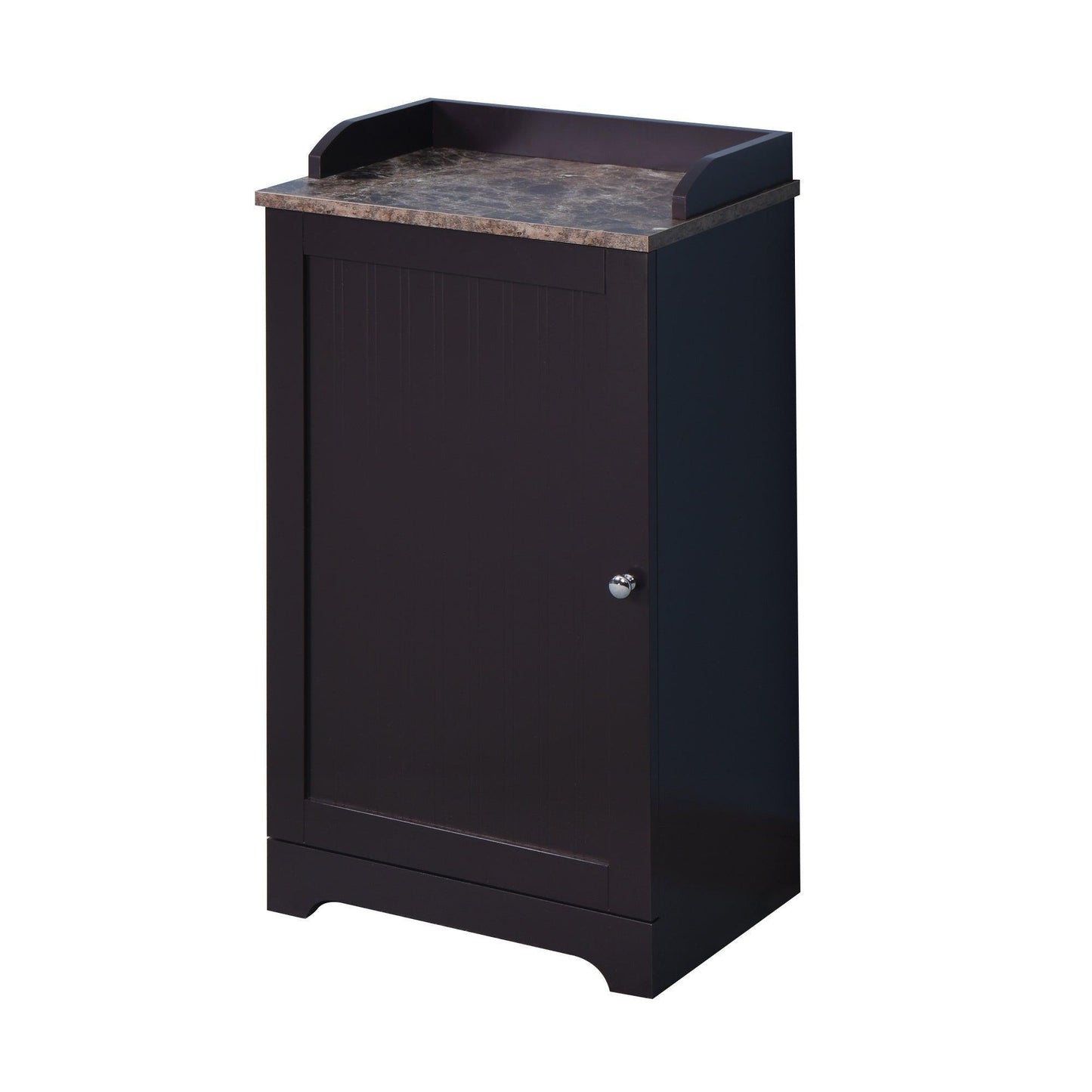 Bathroom Cabinet Wooden Living Room Espresso cabinet with a Door FredCo