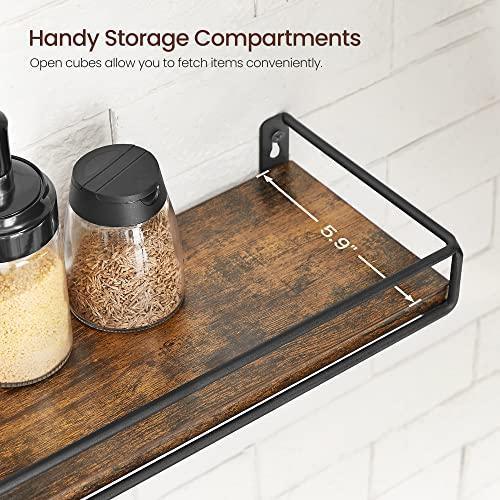 Bathroom Floating Shelves Set, Set of 2 FredCo
