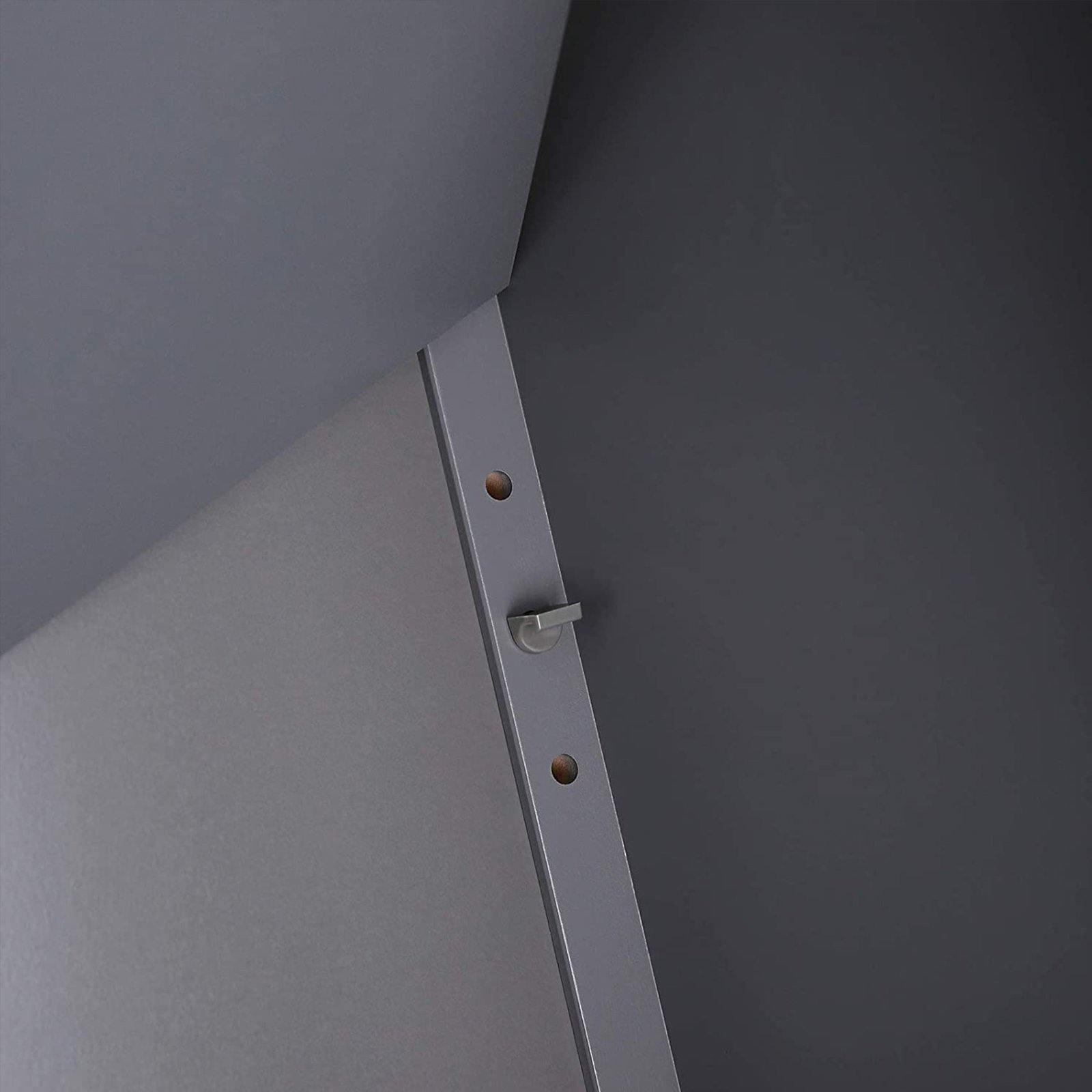 Bathroom Floor Storage Cabinet Gray FredCo