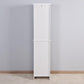 Bathroom Floor Storage Cabinet with 2 Doors Living Room Wooden Cabinet with 6 Shelves FredCo