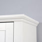Bathroom Floor Storage Cabinet with 2 Doors Living Room Wooden Cabinet with 6 Shelves FredCo