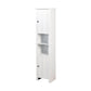 Bathroom Floor Storage Cabinet with 2 Doors Living Room Wooden Cabinet with 6 Shelves FredCo